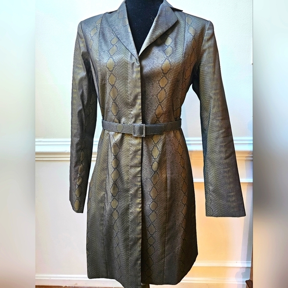 Cache 3 Piece Set Snake Print Green Vintage Women´s...